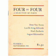 LOUDER, Fred; SARAH, Robyn; HANNAN, Jack [editors]: Four By Four: A Selection of Poets [Number 1]